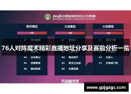 76人对阵魔术精彩直播地址分享及赛前分析一览